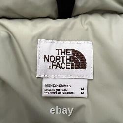 La veste Brooks Range Parka de The North Face pour hommes, taille moyenne, couleur beige gravier, neuf avec étiquette (NWT) D3