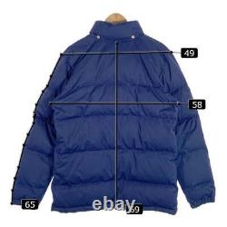 La veste en duvet Brooks Range de The North Face, étiquette marron, re-impression ND-1025, taille bleue utilisée