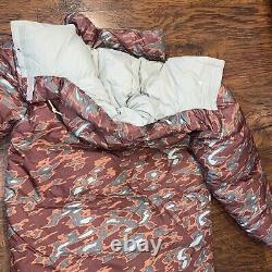 La veste parka Brooks Range 77 pour homme de THE NORTH FACE, imprimé glacier camouflage sombre, taille M, L.