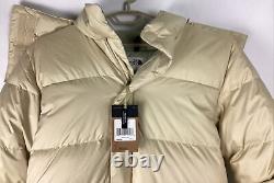 La veste parka Brooks Range de The North Face pour hommes, taille Large, couleur Gravel Beige, neuve.