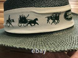 Land Rover Range Rover Vintage Straw Hat Golf Hat Equestrian Horse Safari Rare