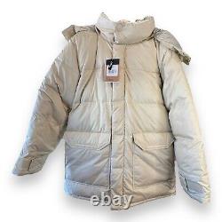 Le manteau parka Brooks Range 77 The North Face pour hommes taille XL beige gravier NWT neuf 400 $