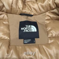 Le parka en duvet The North Face MTN Range Utility Brown pour homme, taille petite, coupe décontractée