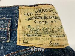 Levis Vintage Vêtements LVC Vault Piece 1915 201 Jeans Levi's USA 101 Denim Levi