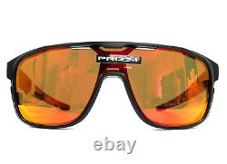 Lunettes de soleil Oakley Crossrange Shield OO9387-0931 Noir mat avec verres Prizm Ruby