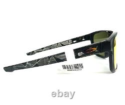 Lunettes de soleil Oakley Crossrange Shield OO9387-0931 Noir mat avec verres Prizm Ruby