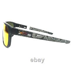 Lunettes de soleil Oakley Crossrange Shield OO9387-0931 Noir mat avec verres Prizm Ruby