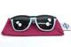 Lunettes De Soleil Oakley Frogskins Gamme Oo9284-0355 Carbone Mat/bleu Avec Prizm Gris