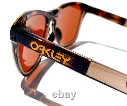 Lunettes de soleil Oakley Frogskins RANGE en écaille de tortue marron POLARISÉES PRIZM Bronze 9284-07