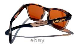 Lunettes de soleil Oakley Frogskins RANGE en écaille de tortue marron POLARISÉES PRIZM Bronze 9284-07