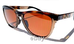 Lunettes de soleil Oakley Frogskins RANGE en écaille de tortue marron POLARISÉES PRIZM Bronze 9284-07