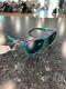 Lunettes De Soleil Oakley Frogskinst Avec Verres Prizm Jade, Monture Lilas/céleste.