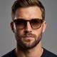 Lunettes De Soleil Designer Range Rover Rrs303 Trt Pour Homme, &eacute;caille De Tortue, Rondes, Polaris&eacute;es, 51 Mm