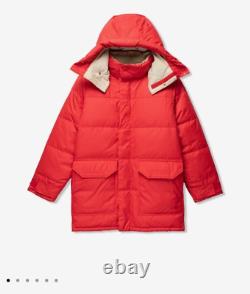 Manteau The North Face Homme L 77 Brooks Range Parka Rouge Duvet Long
