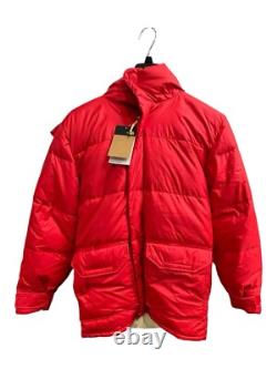 Manteau The North Face Homme L 77 Brooks Range Parka Rouge Duvet Long