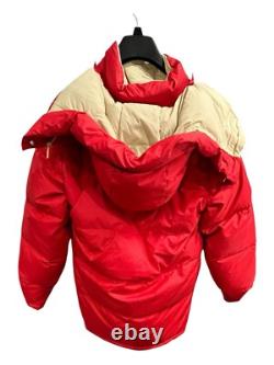 Manteau The North Face Homme L 77 Brooks Range Parka Rouge Duvet Long