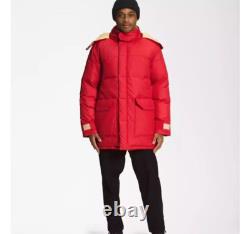 Manteau The North Face Homme L 77 Brooks Range Parka Rouge Duvet Long