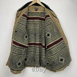 Manteau Vintage Patagonia Nuevo Range 1988 Veste de Grange Fabriqué aux États-Unis Aztec Rare VTG