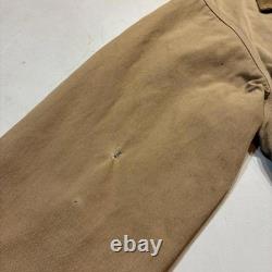 Manteau de gamme Patagonia en toile rétro, veste de grange en tan, doublée en quilt.