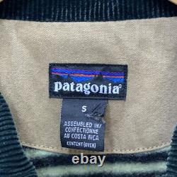 Manteau de gamme Patagonia pour hommes 27041 d'occasion sans neige avec étiquette 90S et col en velours côtelé Hun