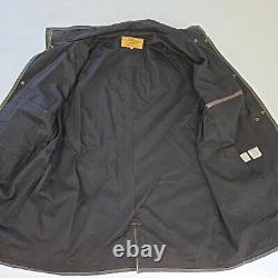 Manteau duster en toile huilée vintage rare RM Williams Longhorn Australia XL +