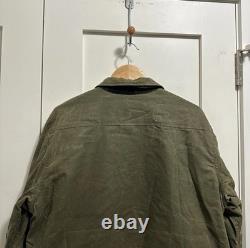 Manteau en coton ciré Roark X Wrangler Out of Range, vert Maverick, grande taille, RARE