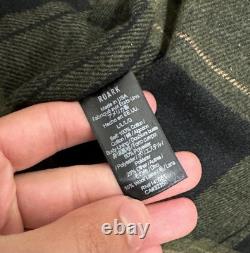 Manteau en coton ciré Roark X Wrangler Out of Range, vert Maverick, grande taille, RARE