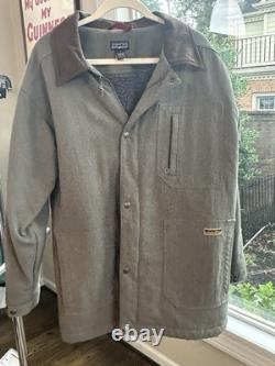 Manteau vintage Patagonia Nuevo Range pour homme, taille L, doublé en peau lainée, 02