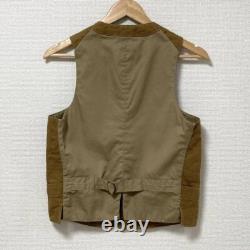 Mister Freedom x SUGAR CANE Gilet 12,5 oz Marron Taille 34