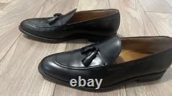 Mocassins pour homme FINSBURY Classic Range à pampilles noires, fabriqués en Europe, taille 9,5 homme