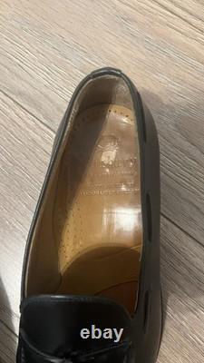 Mocassins pour homme FINSBURY Classic Range à pampilles noires, fabriqués en Europe, taille 9,5 homme
