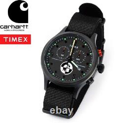 Montre TIMEX x Carhartt WIP RANGE CHRONOGRAPHE I029862 2 bracelets / Neuf