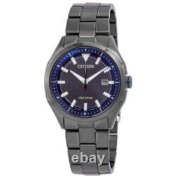 Montre pour homme Citizen WDR Eco-Drive à cadran bleu AW1147-52L