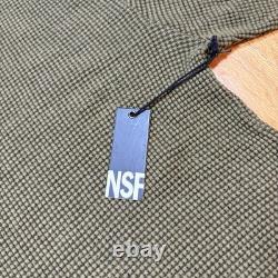 NWT 150 $ NSF Homme Grand Haut Pull à Manches Longues Thermique Slim de la Gamme Verte