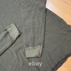 NWT 150 $ NSF Homme Grand Haut Pull à Manches Longues Thermique Slim de la Gamme Verte