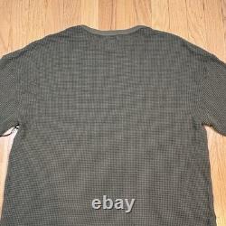NWT 150 $ NSF Homme Grand Haut Pull à Manches Longues Thermique Slim de la Gamme Verte