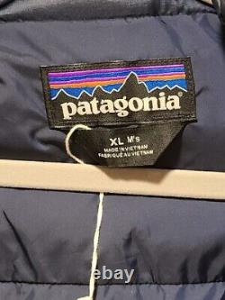 NWT Patagonia Manteau Tres 3-en-1 pour Hommes 'Bleu Marine' Imperméable et Isolé, Taille XL