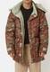 Nwt The North Face 600 Veste Parka Brooks Range Pour Homme 77 Imprimé Glacier Camouflage M