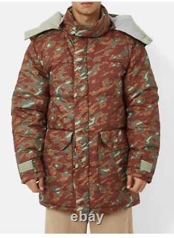 NWT THE NORTH FACE 600 Veste Parka pour Homme Brooks Range Glacier Print Camo Taille L