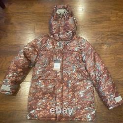 NWT THE NORTH FACE 600 Veste Parka pour Homme Brooks Range Glacier Print Camo Taille L