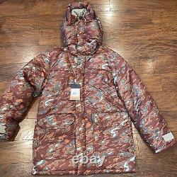 NWT THE NORTH FACE 600 Veste Parka pour Homme Brooks Range Glacier Print Camo Taille L