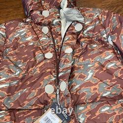 NWT THE NORTH FACE 600 Veste Parka pour Homme Brooks Range Glacier Print Camo Taille L