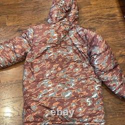 NWT THE NORTH FACE 600 Veste Parka pour Homme Brooks Range Glacier Print Camo Taille L