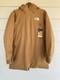 Nwt The North Face Manteau Parka Utilitaire En Duvet Pour Homme Mtn Range Marron Taille M 400 $