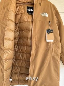 NWT The North Face Manteau parka utilitaire en duvet pour homme MTN Range marron taille M 400 $