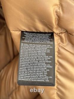 NWT The North Face Manteau parka utilitaire en duvet pour homme MTN Range marron taille M 400 $