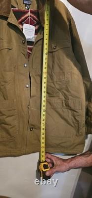 Nouveau Manteau RARE Vintage Patagonia Taille L Nouveau Gamme Aztec Sherpa Ligne Toile Nouveau Manteau RARE Vintage Patagonia Taille L Nouveau Gamme Aztec Sherpa Ligne Toile