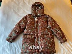 Nouvelle parka Brooks Range North Face pour hommes en camo sombre imprimé glacier XXL 2XL avec étiquettes