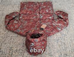 Nwt Hommes The North Face Tnf 77 Brooks Range Glacier Imprimé Camouflage Parka Veste M