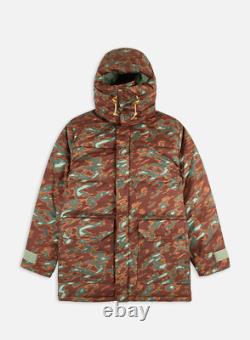 Nwt Hommes The North Face Tnf 77 Brooks Range Glacier Imprimé Camouflage Parka Veste M